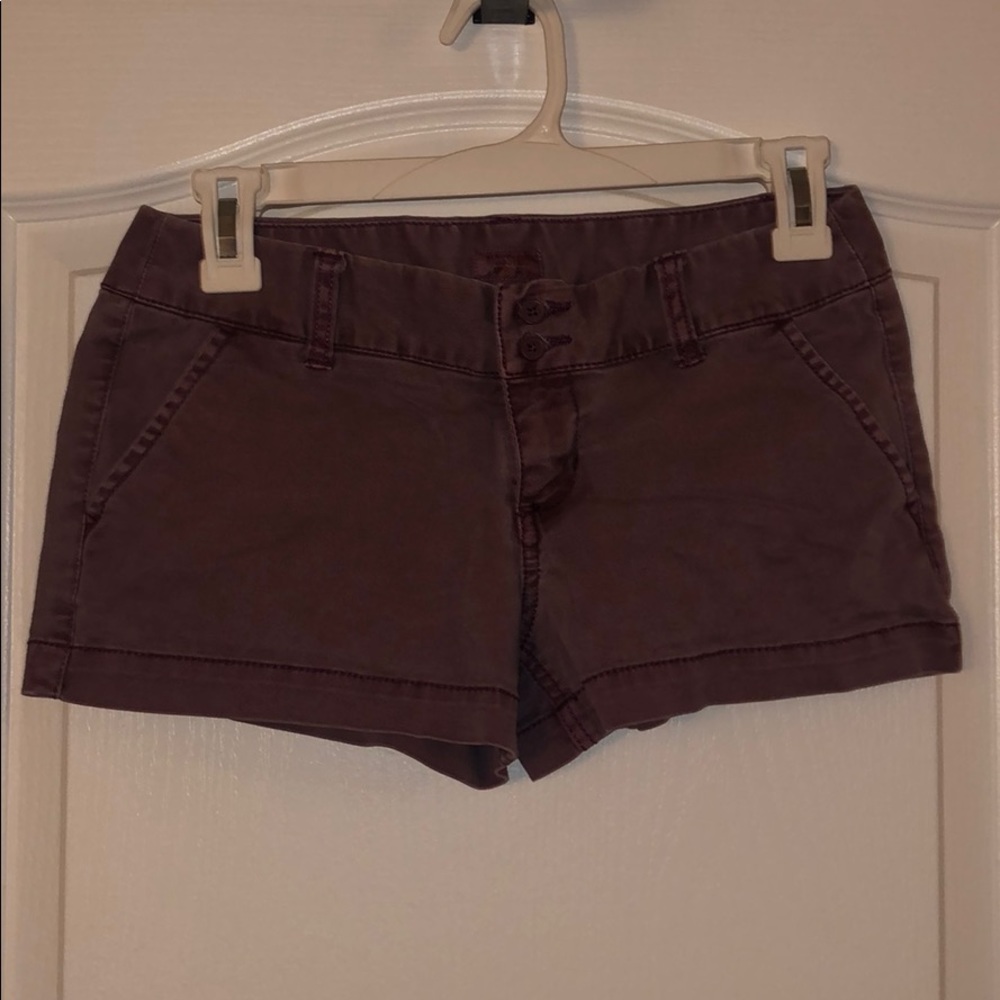 Purple Chino Shorts